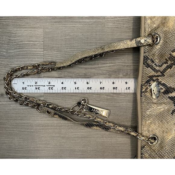 DKNY Snakeskin Shoulder Bag - Picture 3 of 13